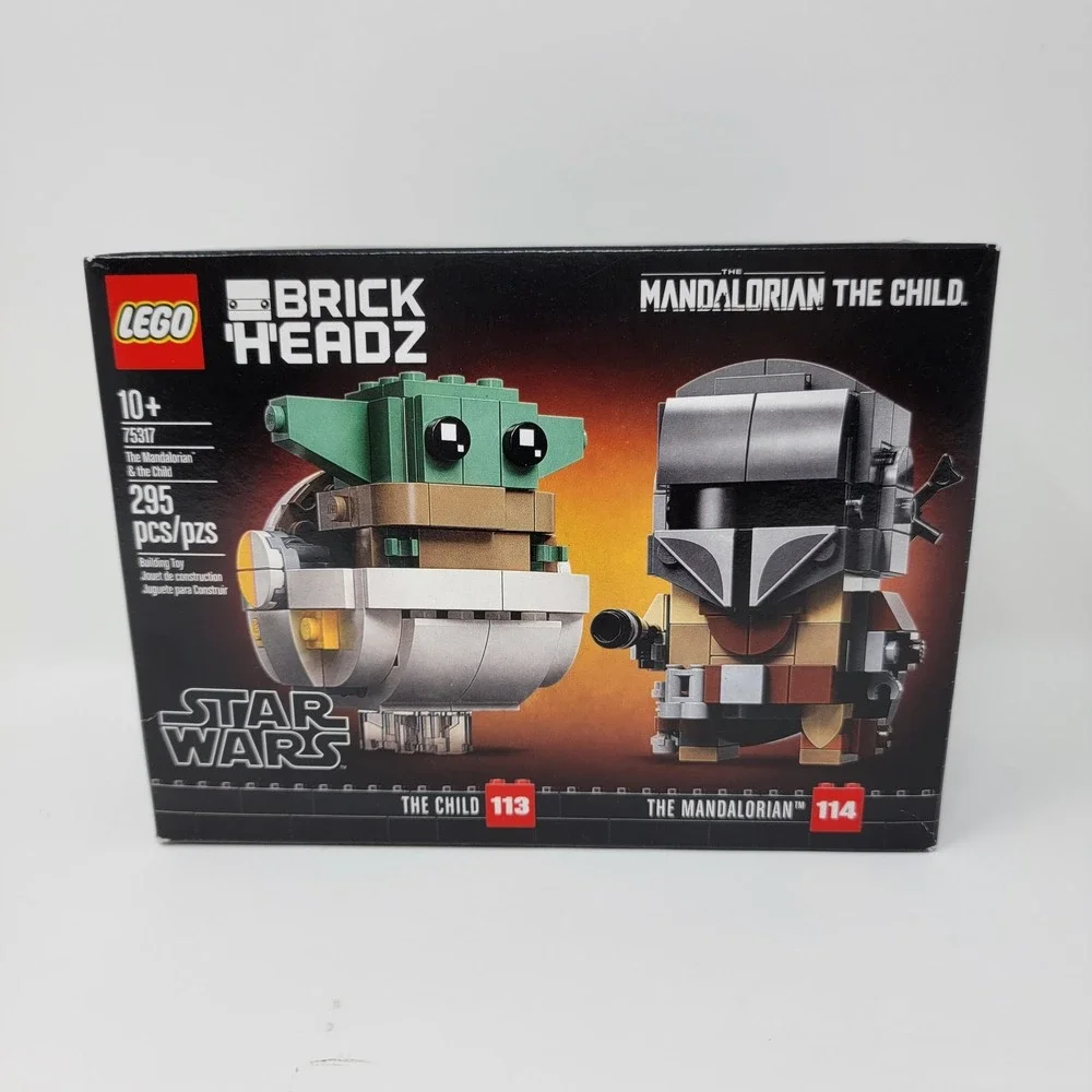 New! Lego BrickHeadz Star Wars The Mandalorian Child 75317 Grogu 295 Pcs READ!!!